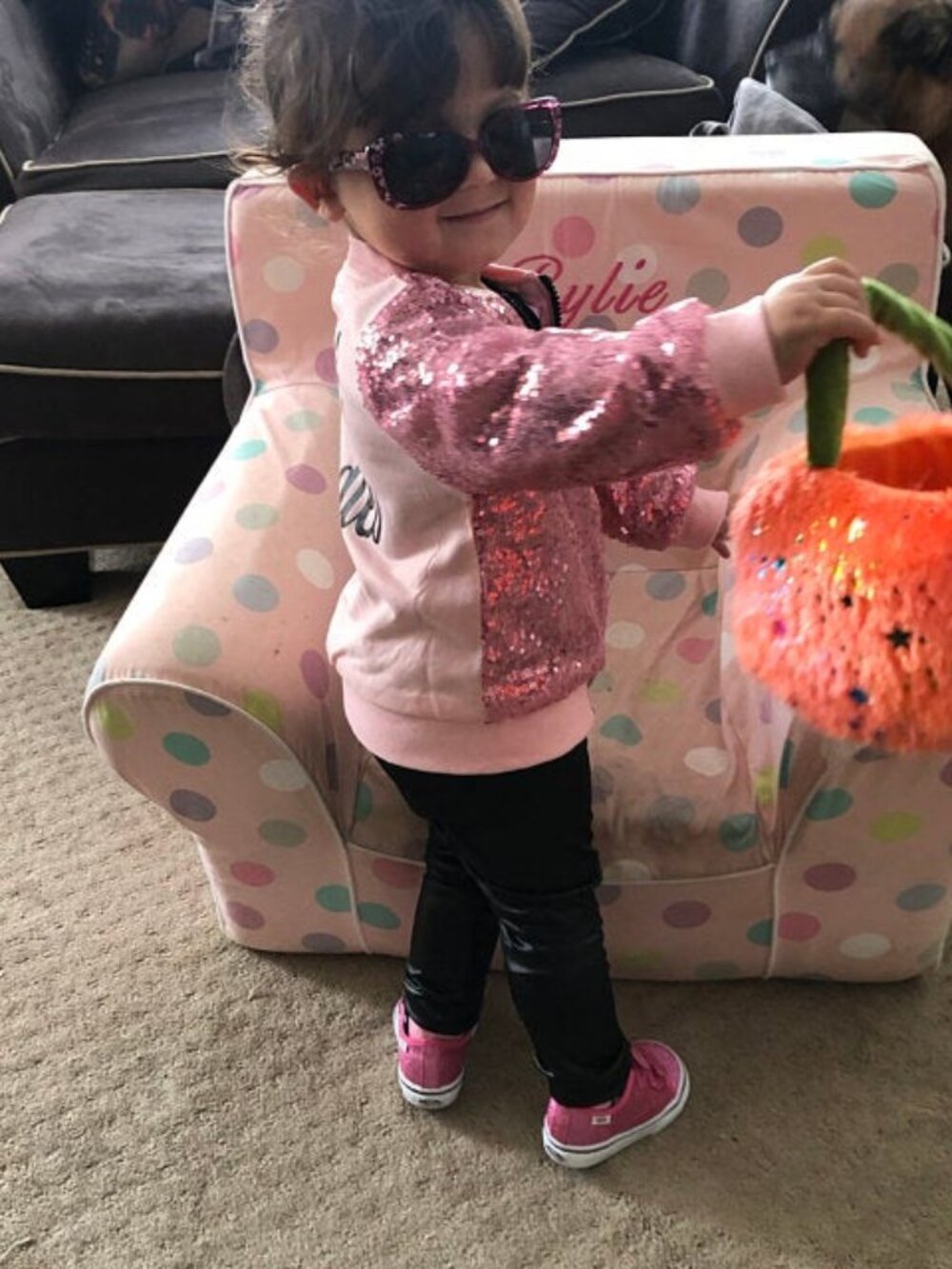 Pink Ladies Inspired Halloween Costume For Toddler Girls - Picture 7 of 16
